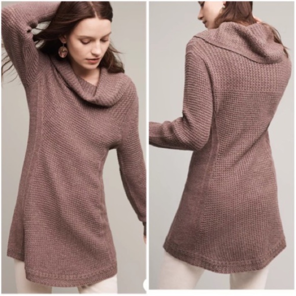 Anthropologie Angel of the North Rosie Cowlneck Pullover